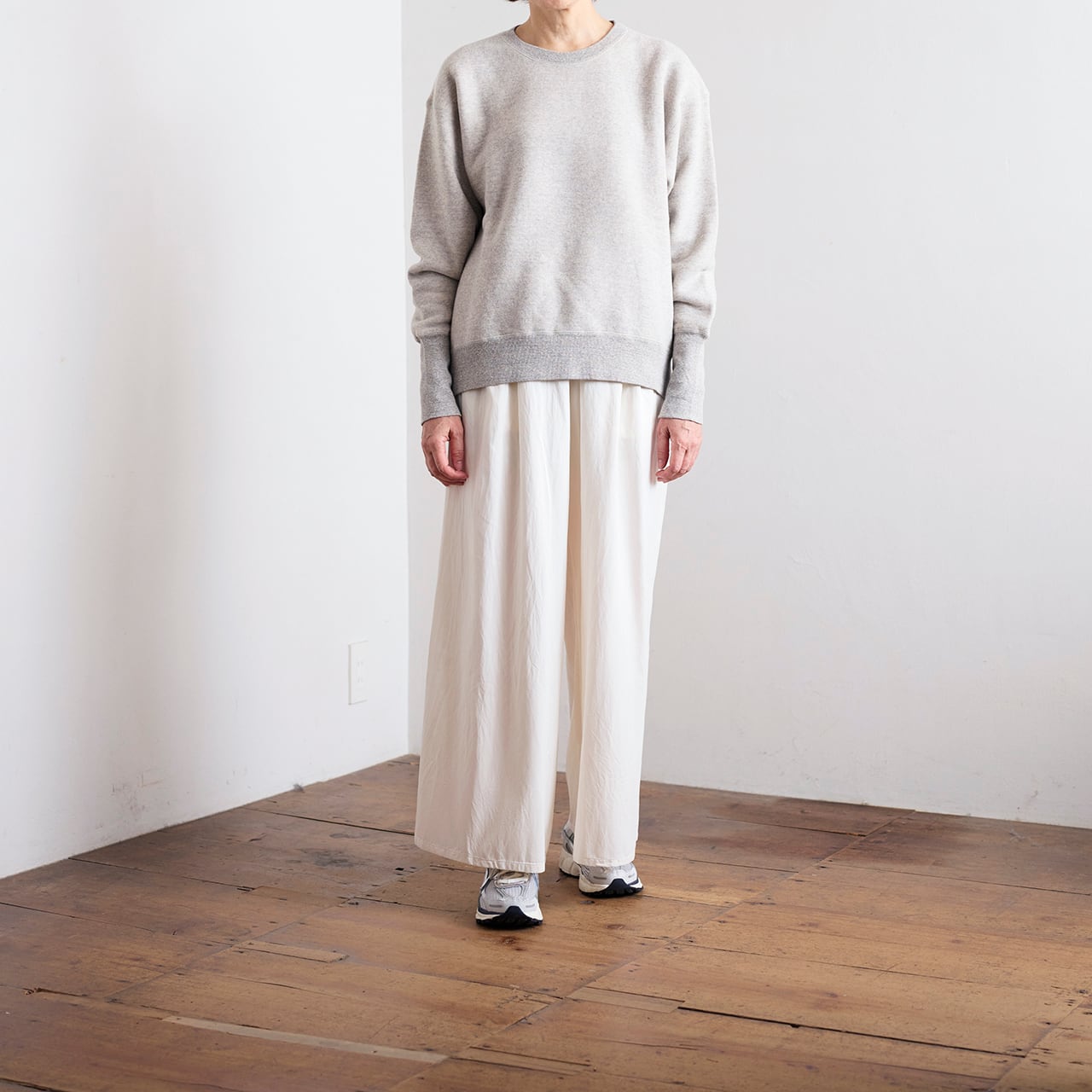 suzuki takayuki スズキタカユキ gathered pants Ⅰ off white | les 