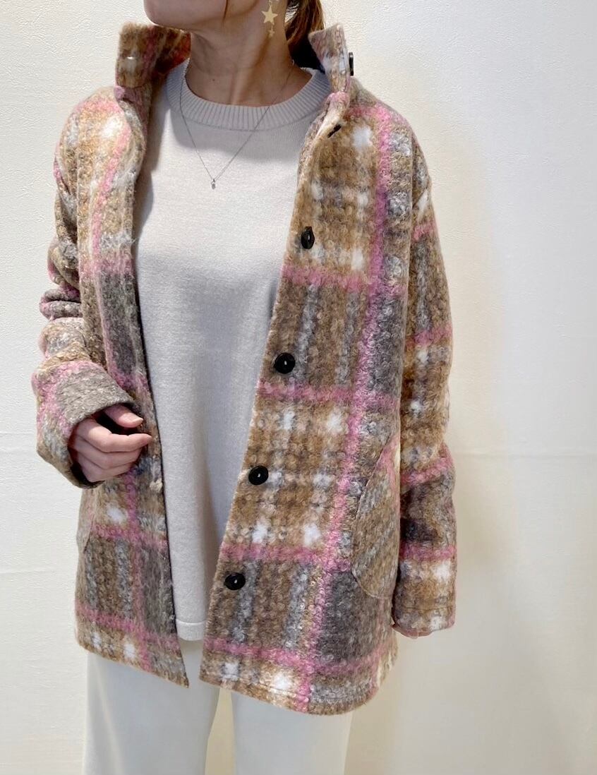 再入荷】GAVI DI GAVI チェック柄ツイードジャケット | selectshop CROSS