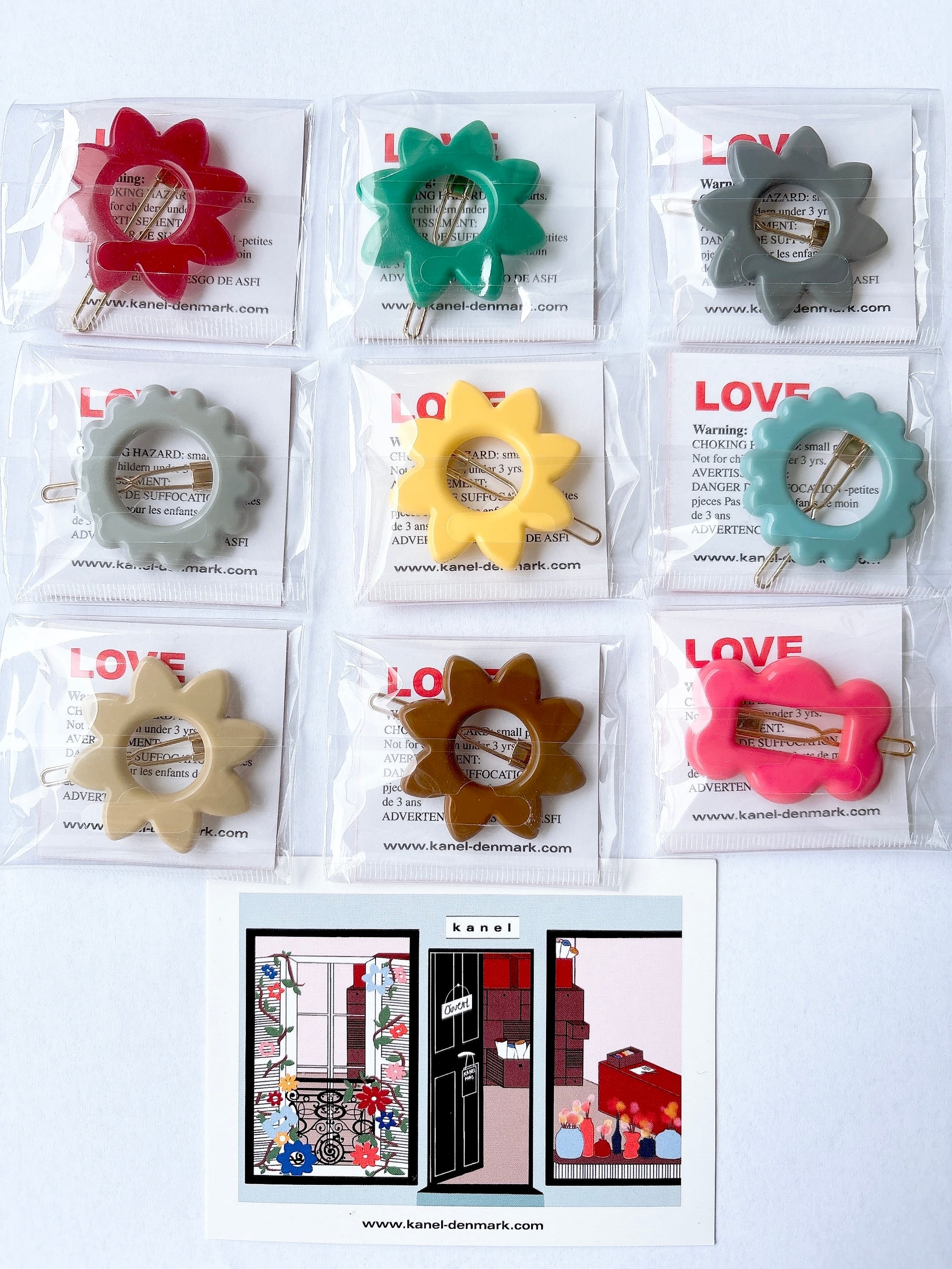 kaneldenmark】kanelヘアピン キッズアクセサリー ベビーアクセサリー