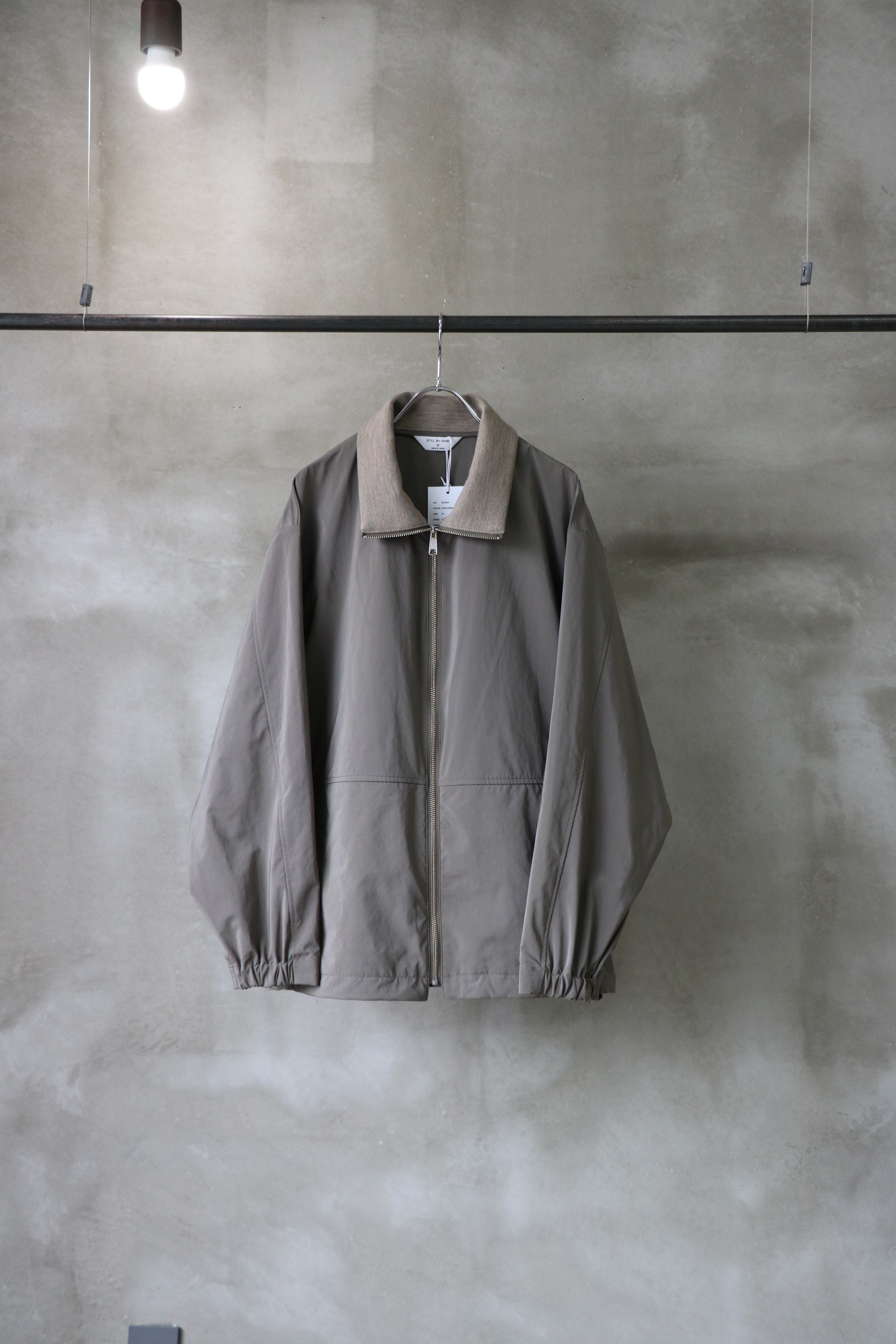 STILL BY HAND / Zipup Stand collar Blouson / BL04244 / スティル 