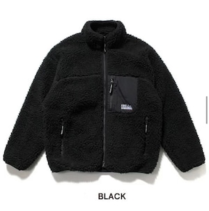 FIRST DOWN fleece jacket "black" 新品・未使用 size:L