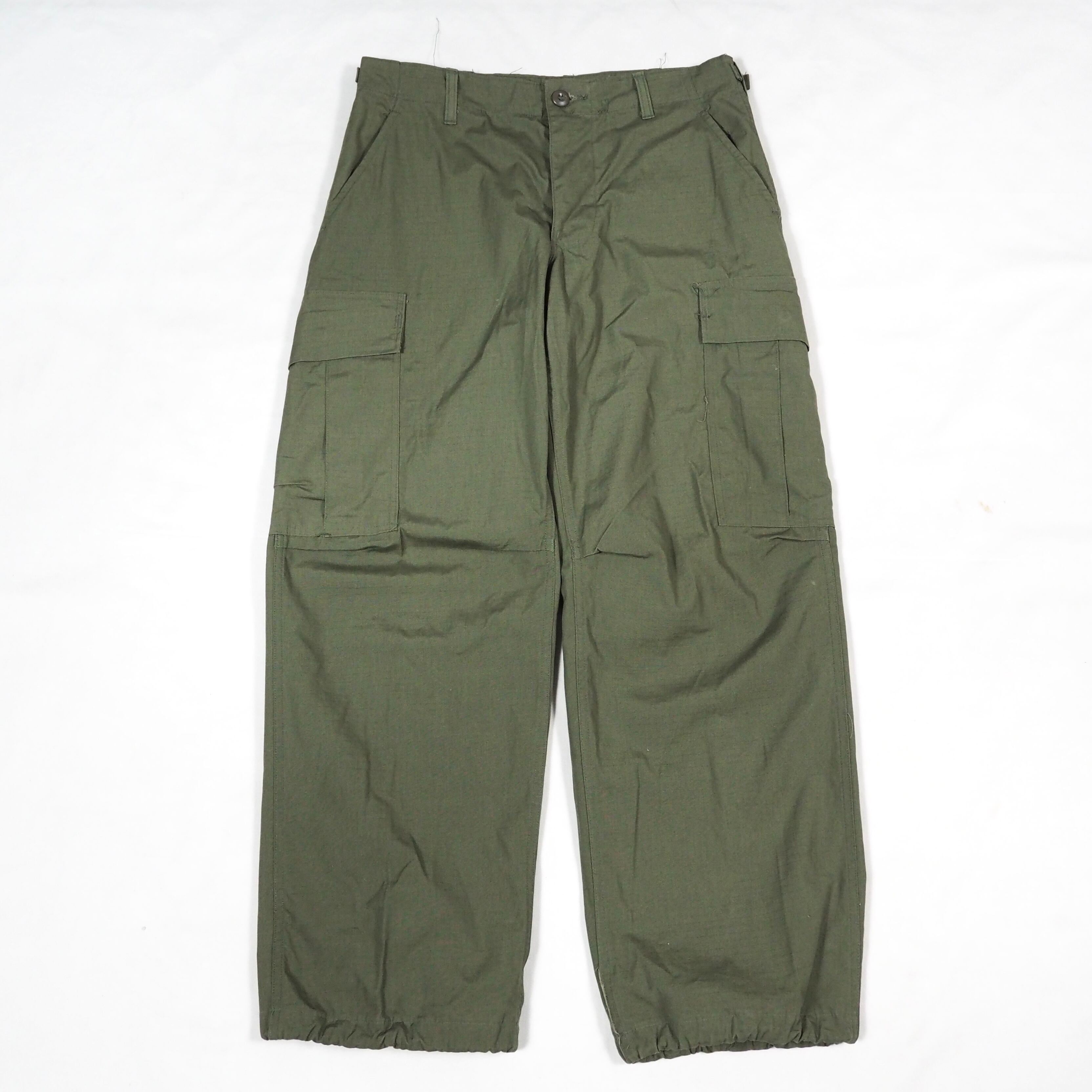Mint】60's U.S.ARMY Rip stop poplin Jungle fatigue pants Small