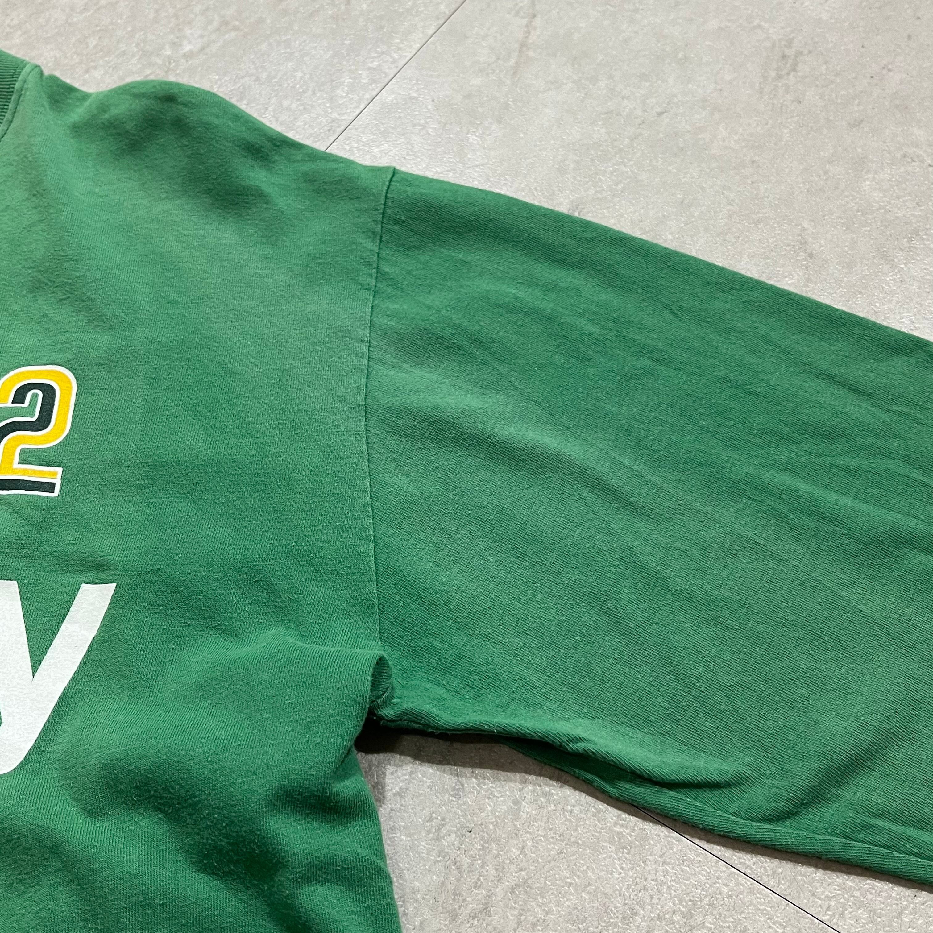 USA製 〜90年代 size:L【 stussy 】ステューシー ロンT 紺タグ 緑 白 ...