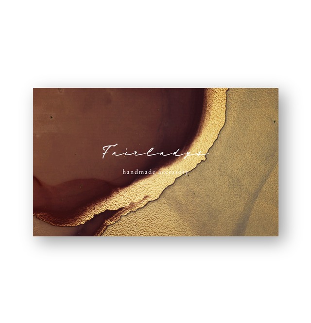 ニュアンスカラー×キラキラデザイン ｜ アクセサリー台紙 ｜ cd_00431