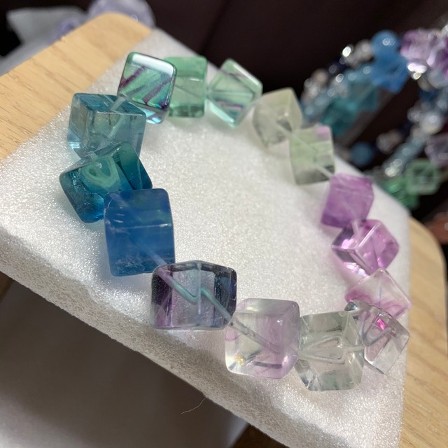 キューブフローライト(大)ブレスレット