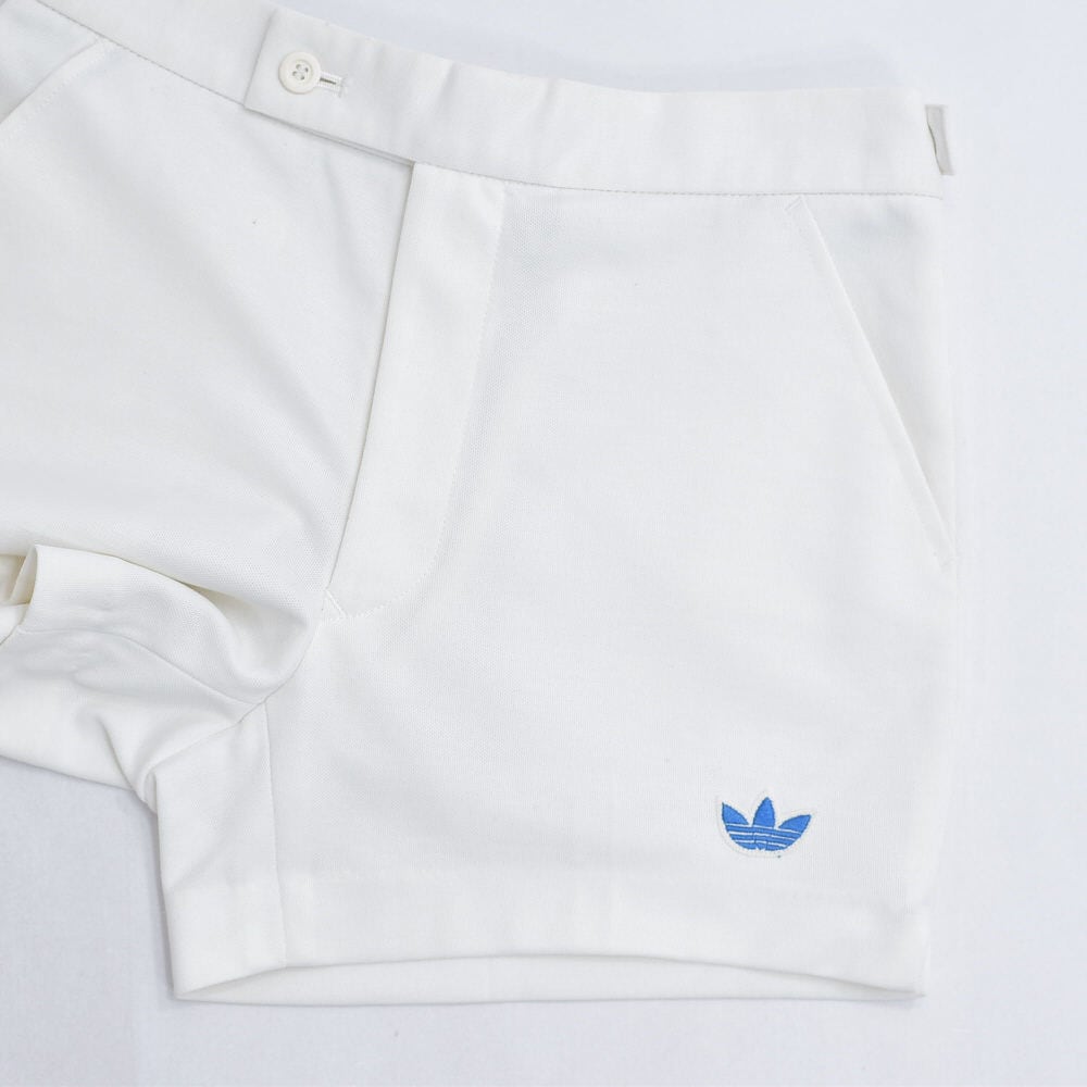 80s デサント社製 adidas アディダス トレフォイルロゴ 刺繍 テニス
