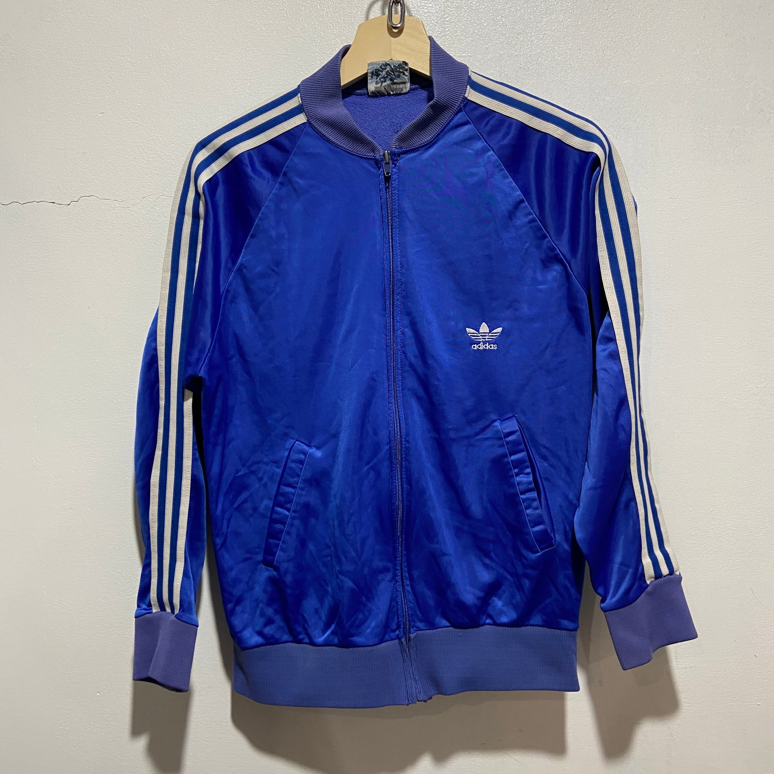 送料無料』adidas ATP ジャージセットアップ 80s USA製 青 ビンテージ