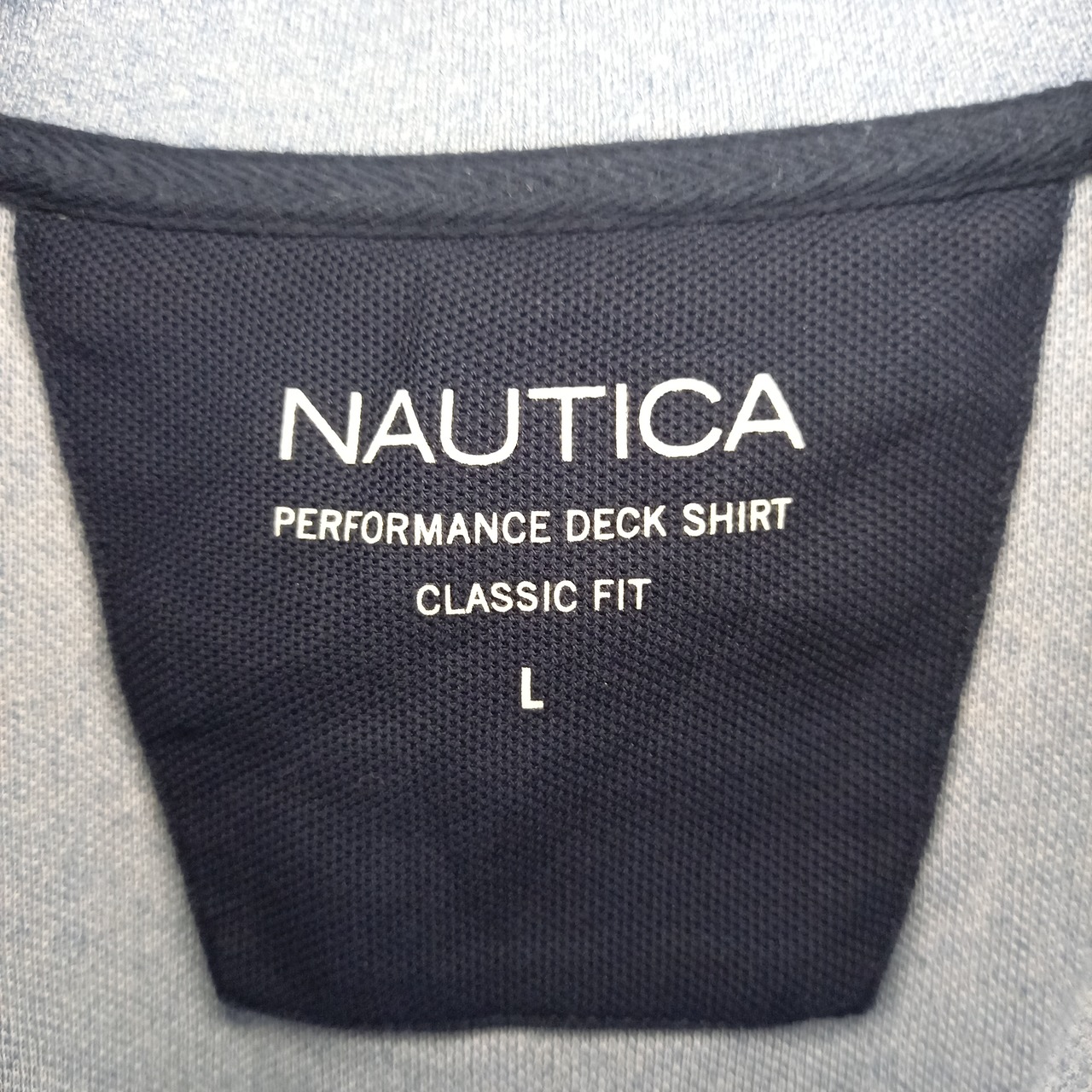 ノーティカ　パフォーマンス　ポロシャツ　半袖　刺繍ロゴ　無地　グレー