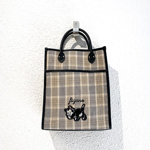 ディズニー クラシックチェックトート フィガロ ピノキオ バッグ