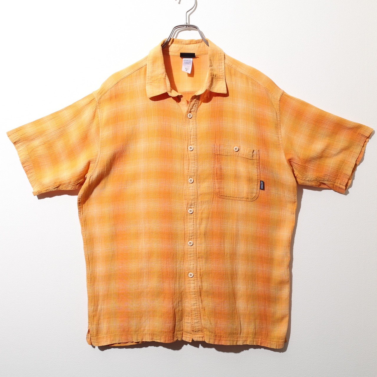 極美品 XL オンブレ 08年 モロッコ製 A/C Yarn Dye Shirt Patagonia ACシャツ ヤーンダイ パタゴニア
