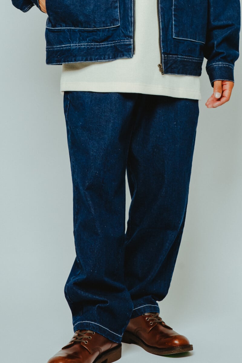 Denim / Hickory Easy Pants - 102617200 | 【BIG MIKE / ビッグマイク