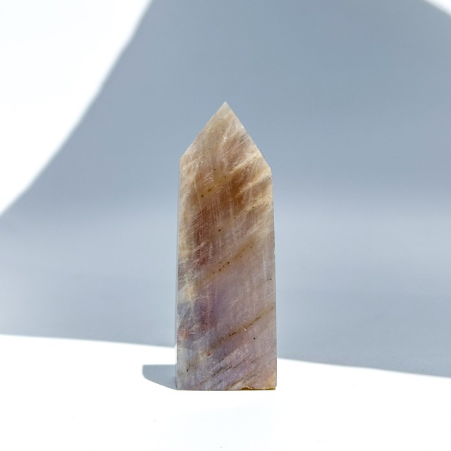 サン＆ムーンストーン タワー81◇ Sun & Moon Stone ◇ 天然石・鉱物・パワーストーン・インテリア