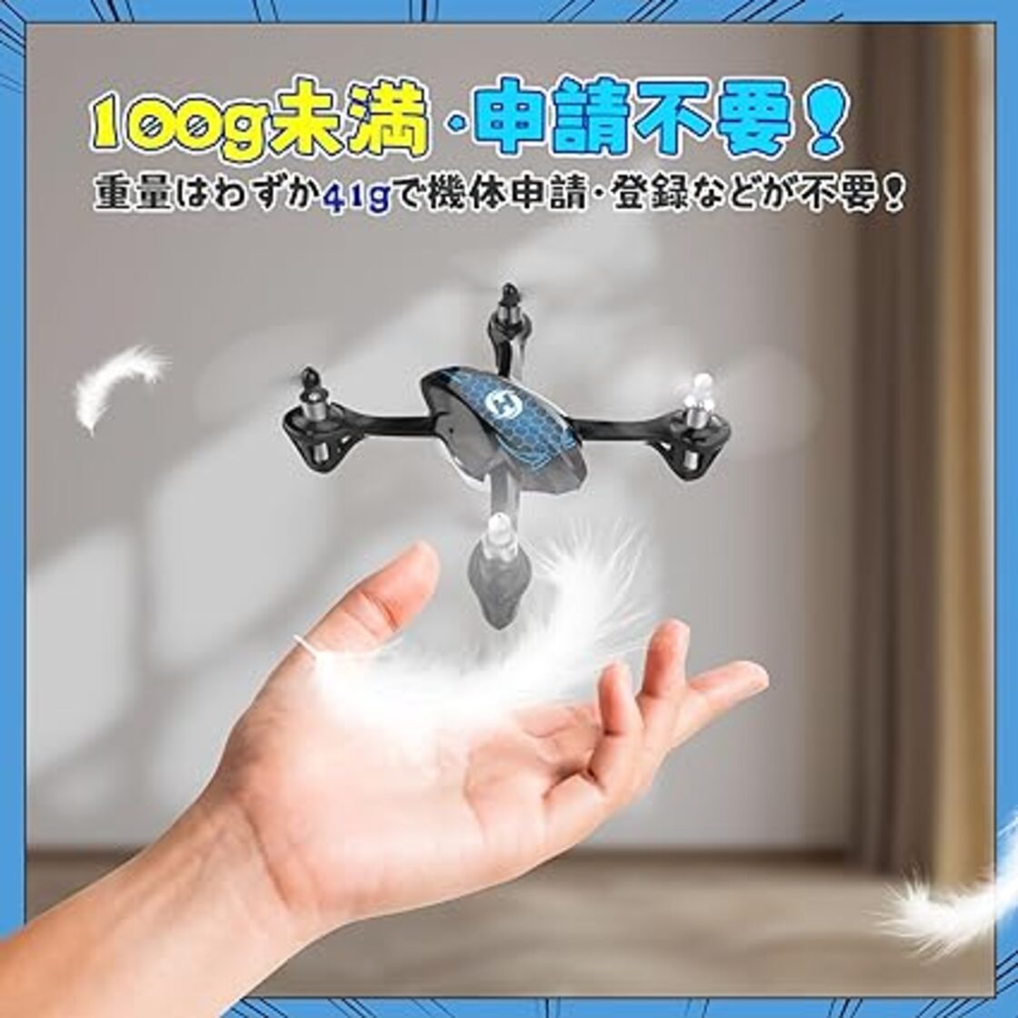 Holy Stone ミニドローン 100g未满 高度維持 2.4GHz 宙返り 初心者向け 