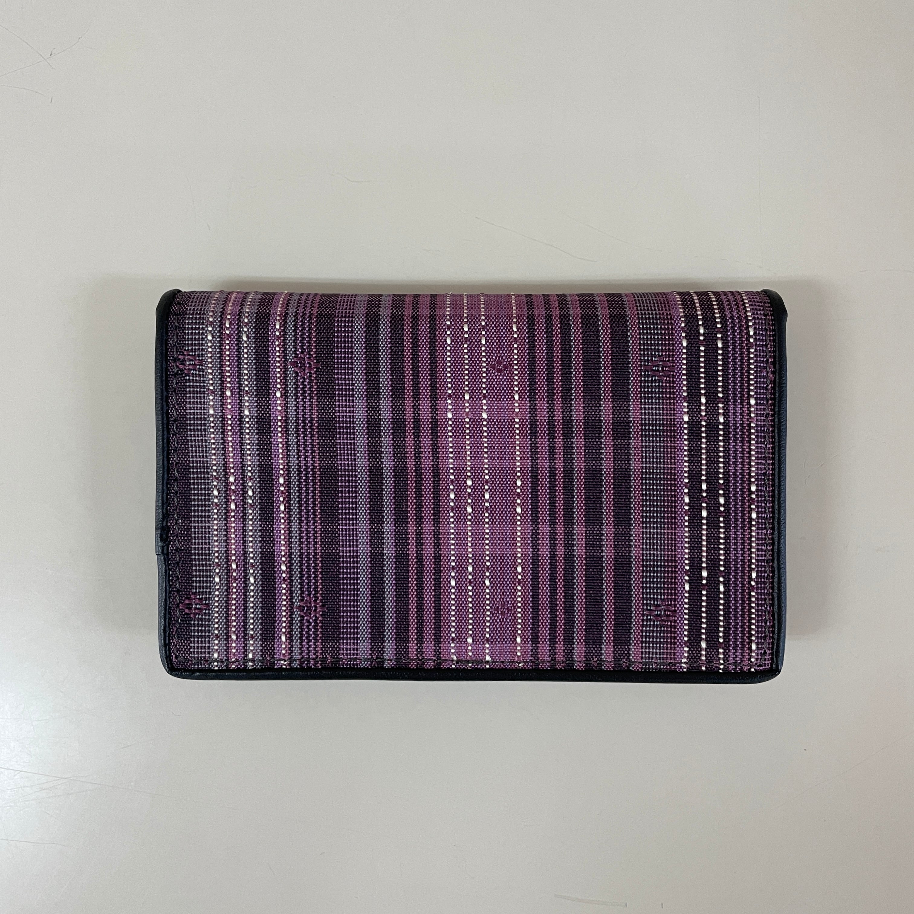 名刺入れ】パープル系 | うらそえ織