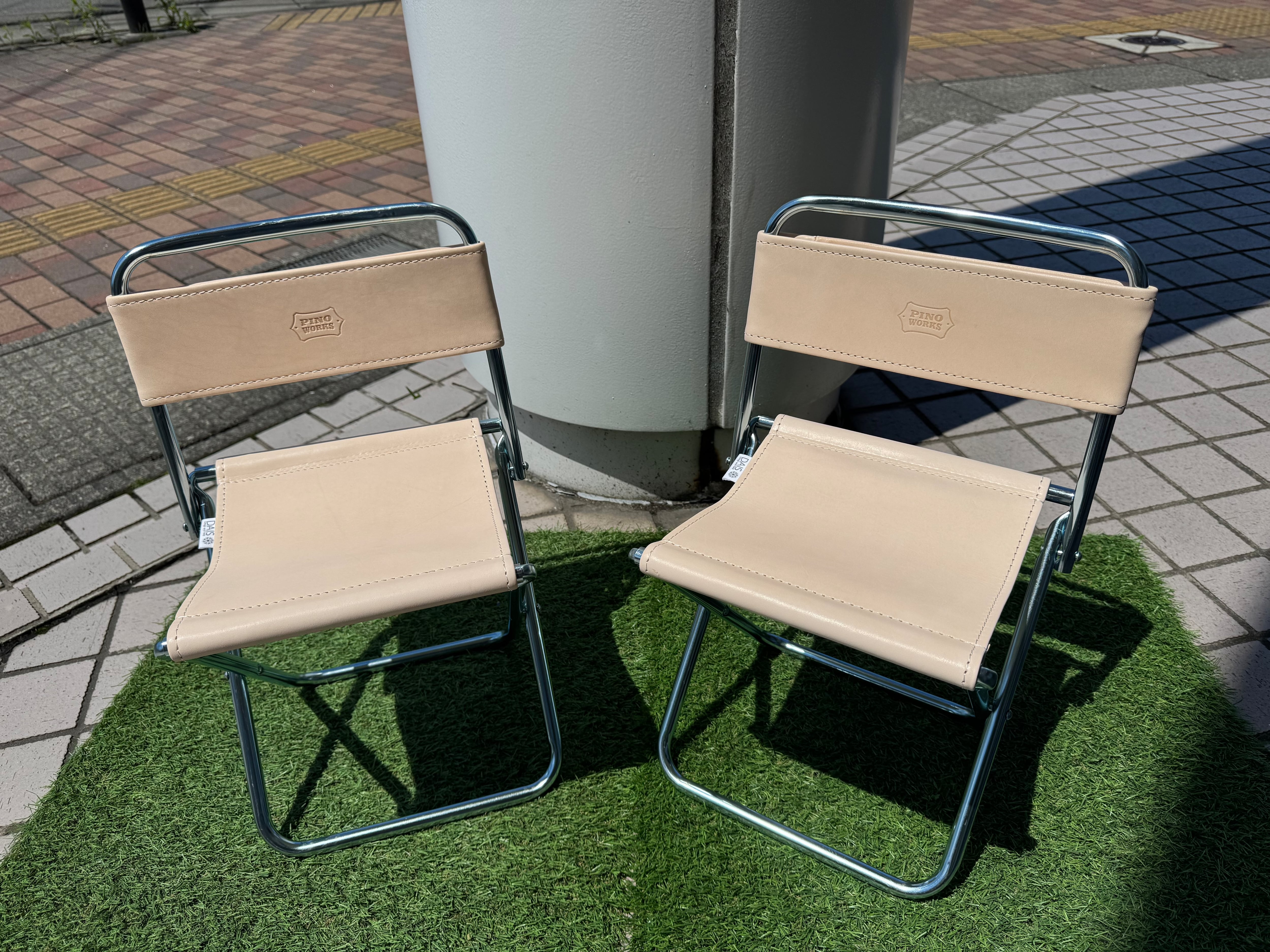 DAIS×PW PICNIC LEATHER CHAIR ピクニック レザーチェア 背もたれ有