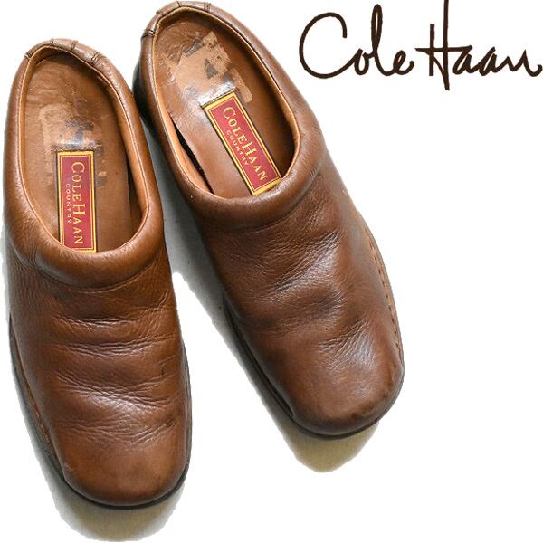 新品未使用 COLE HAAN コールハーン タイラー プレーントゥ 10M 茶