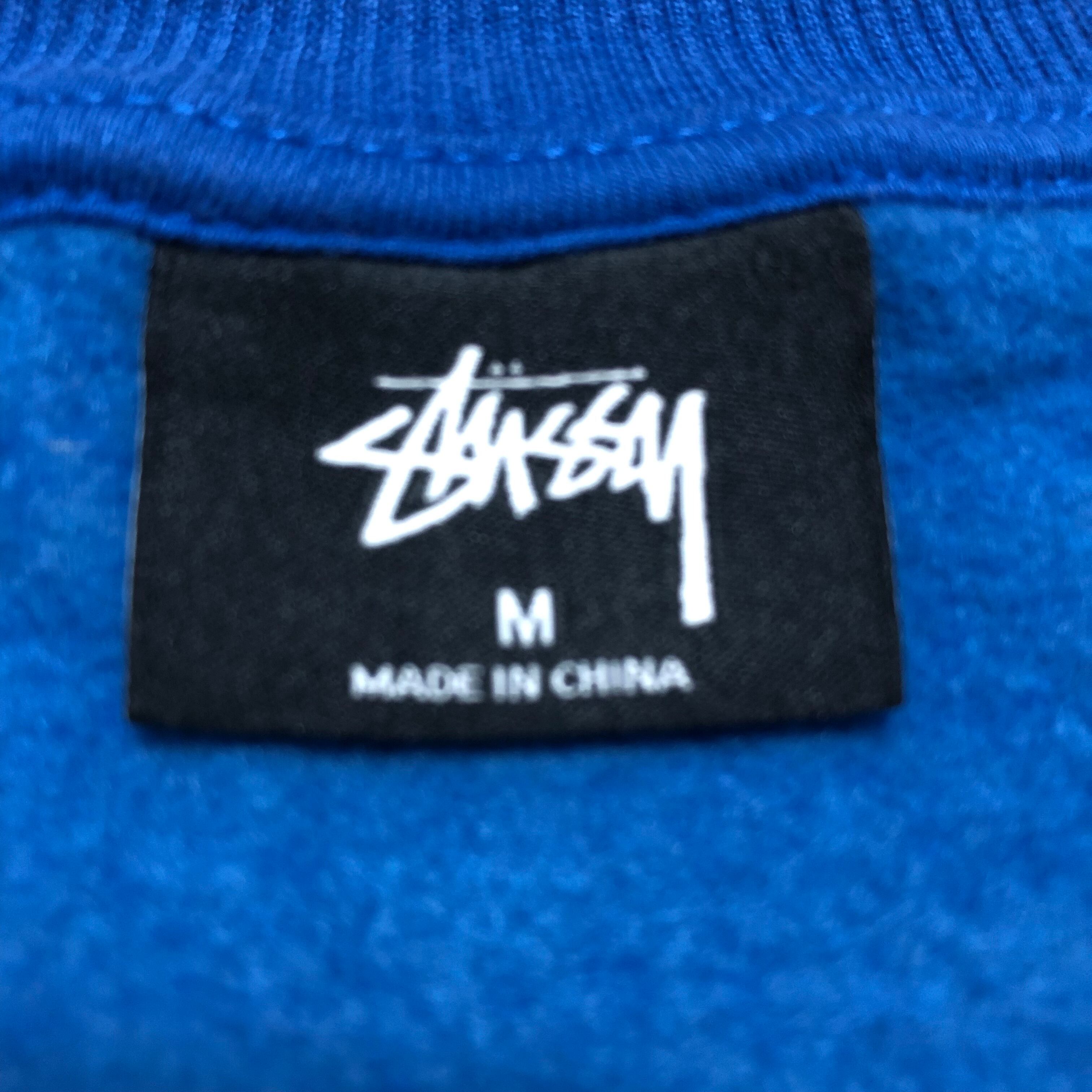 人気！アースカラー【STUSSY】アーチロゴ刺繍デザインスウェット