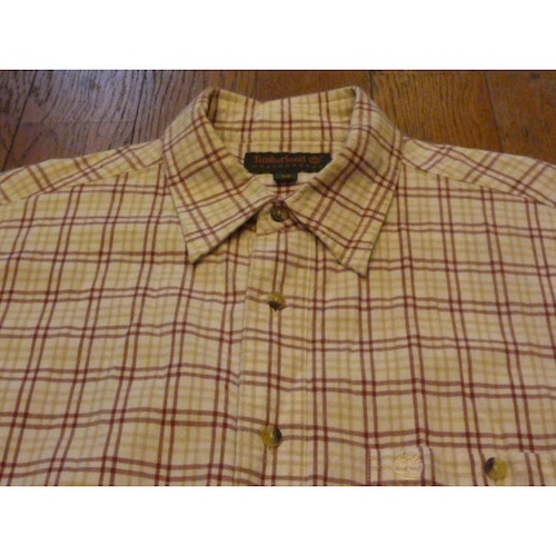Timberlandの古着チェックシャツ【クリックポスト利用で送料無料】