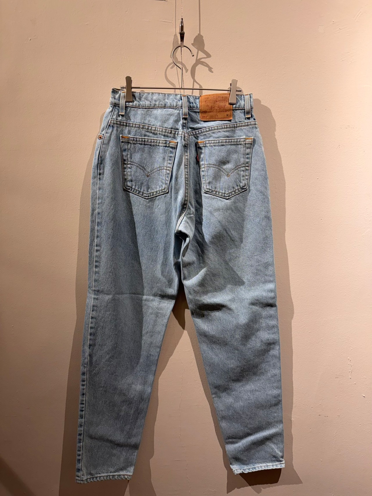 90s Levi's 551 Relaxed Fit Tapered Leg Made in USA Denim Pants