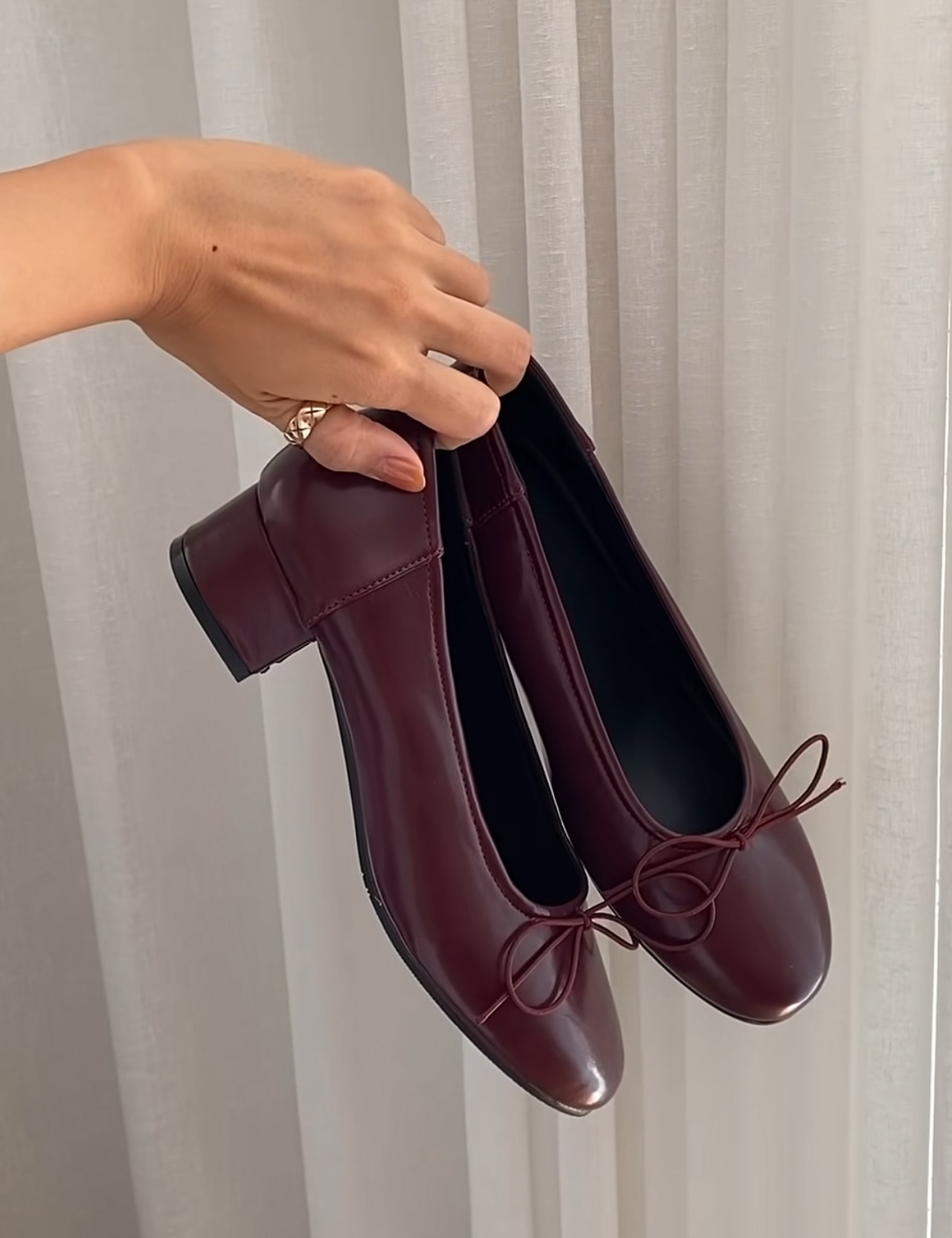 【新作5%OFF・3日間】Ballet Heel Flat_3colors