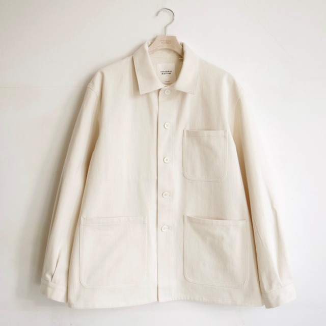 PERSONAL MATTERS  PROJECT N°04  ORGANIC COTTON DRILL CHORE JACKET