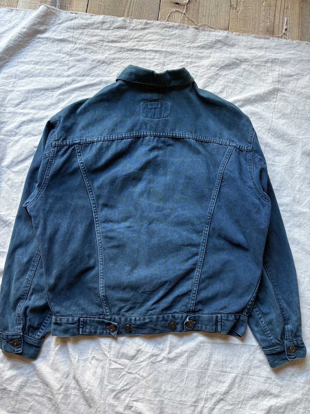 Made in France Faded Cotton Twill Jacket