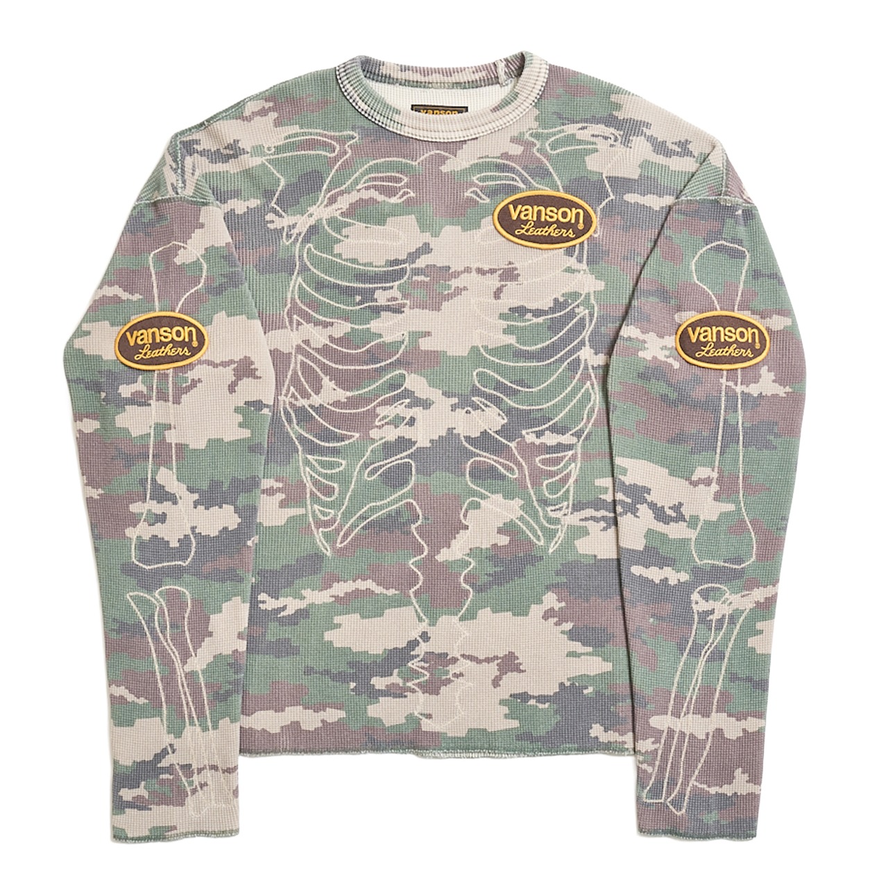 FAKE AS FLOWERS × VANSON / Thermal Bone L/S Shirts