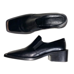 MM6 square toe high heel shoes