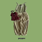 【 Pepper / 予約 】Olive Jogger Pants
