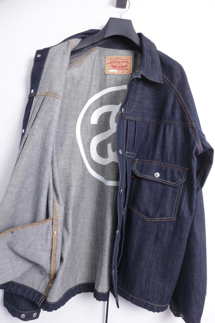 STUSSY × LEVIS UK COLLECTION DENIM COACHES JACKET XL | BRAND 