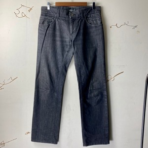 DOLCE&GABBANA black denim pants