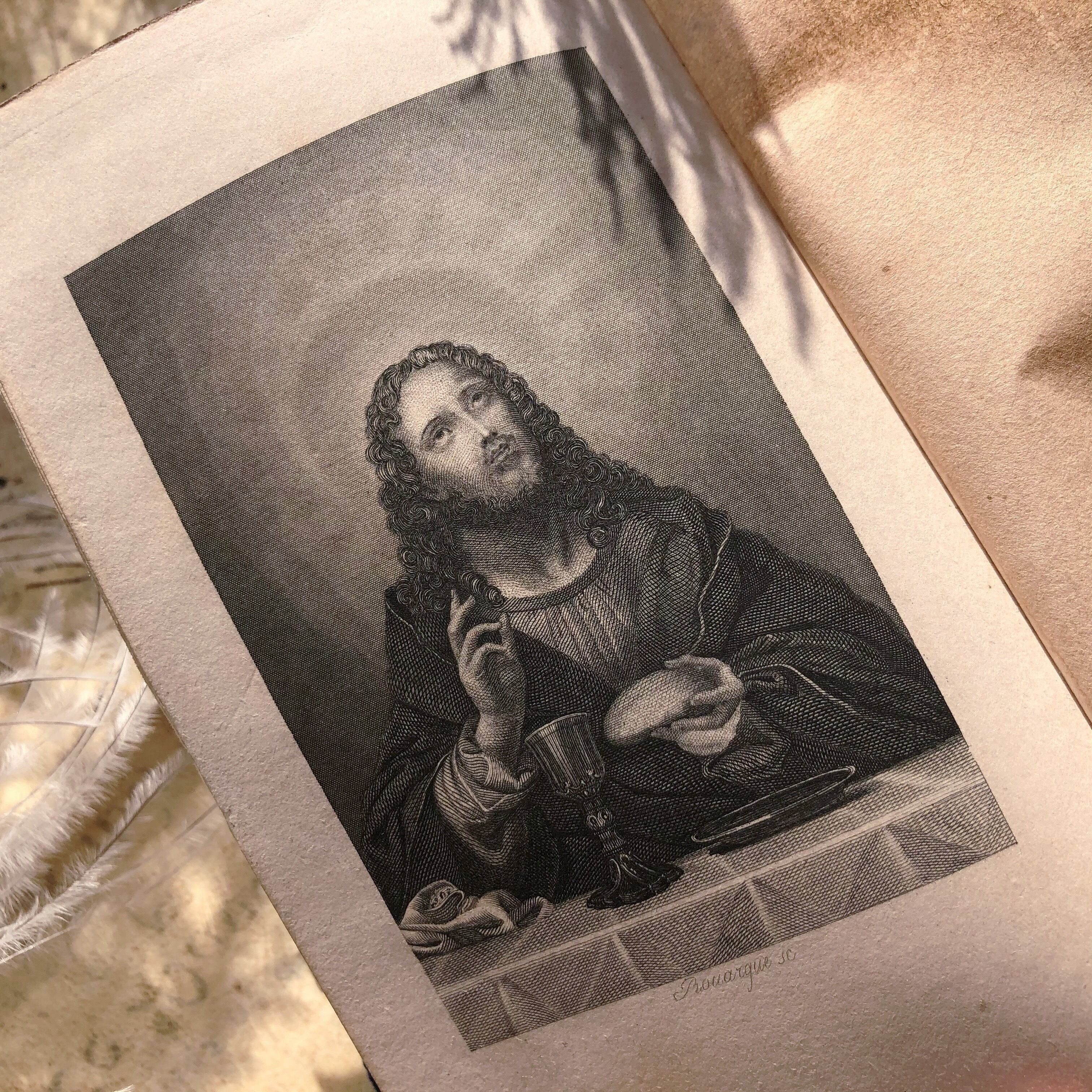 青いベルベットの祈祷書 | メルキュール骨董店