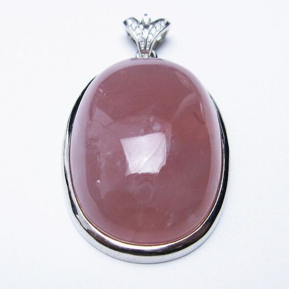 ローズクォーツ ペンダント [M便 1/20] 112-6674