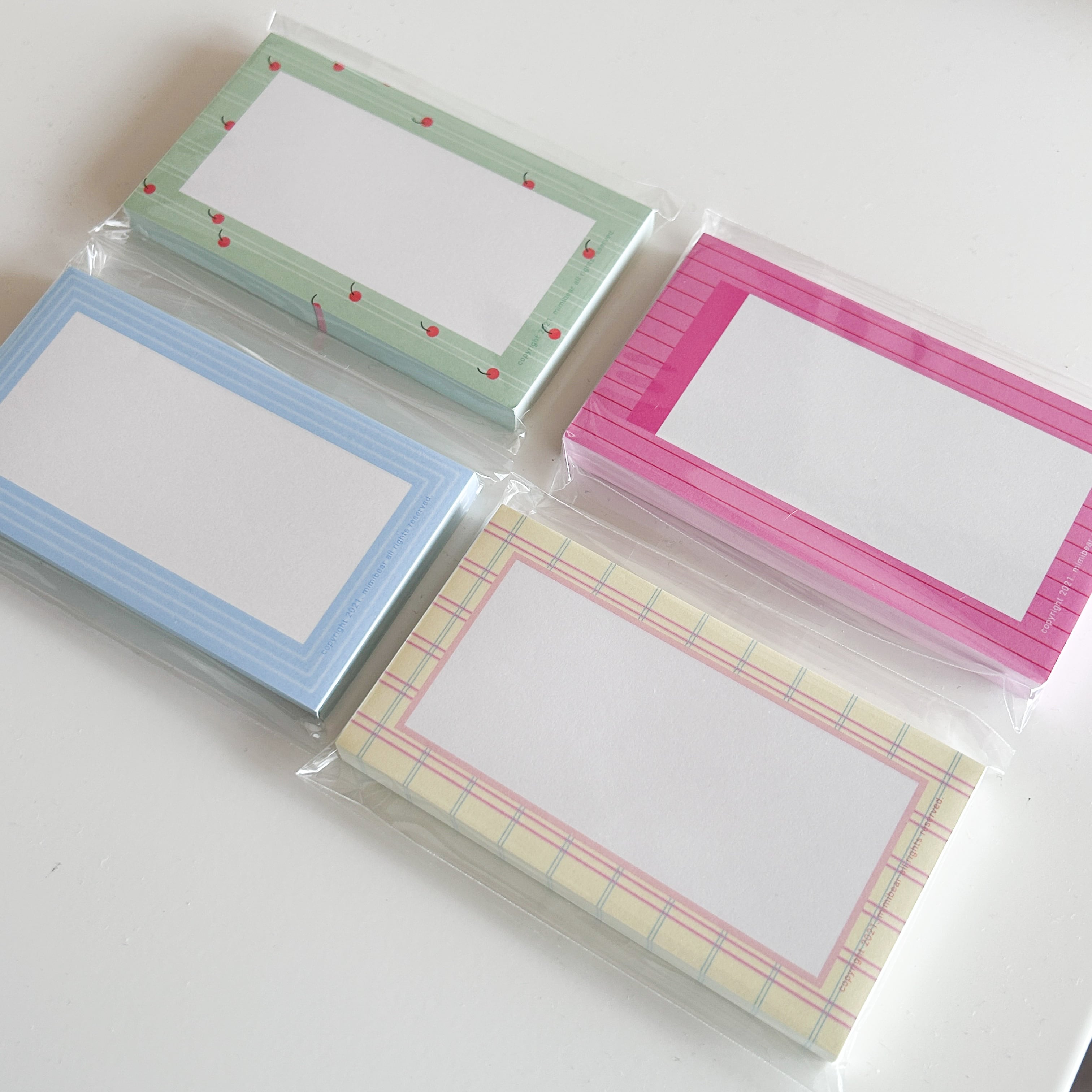 mimibear】kitshi frame memo メモ帳 | 韓国文具・雑貨 kaulcoffee.studio