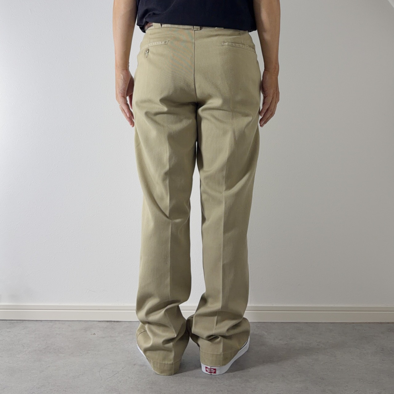80s Dickies 874 work pants "made in USA" beige [W31L31相当] 古着 - 17