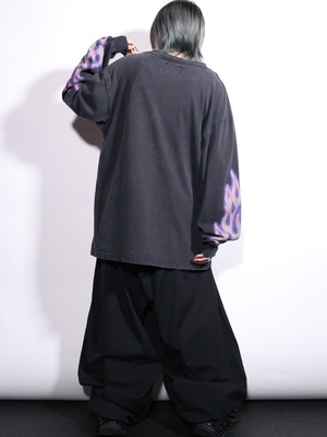 poison girl graphic oversize l/s tee