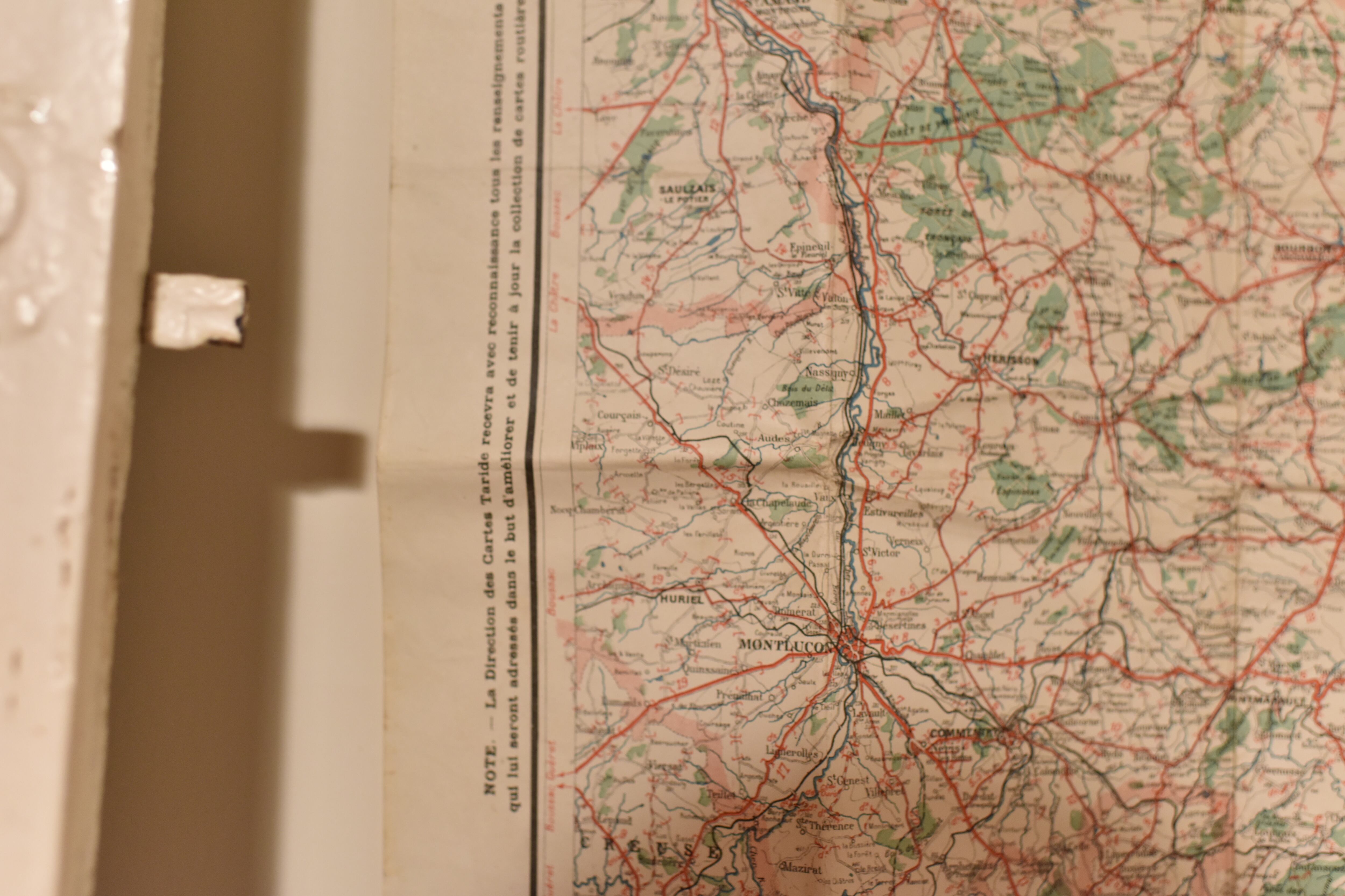 フランスの古い地図【Bourgogne, Morvan, Nivernais】