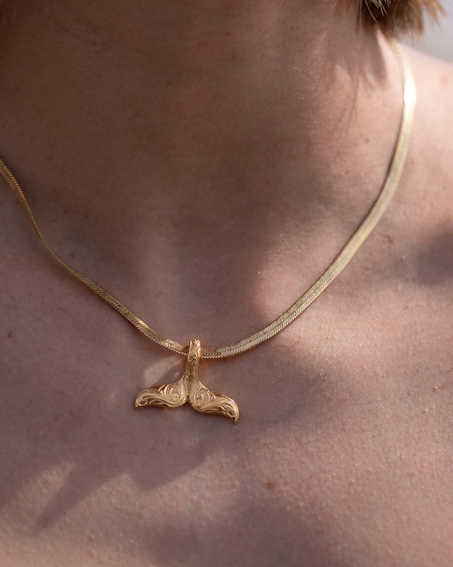 【3mm snake仕様】Whaletail necklace