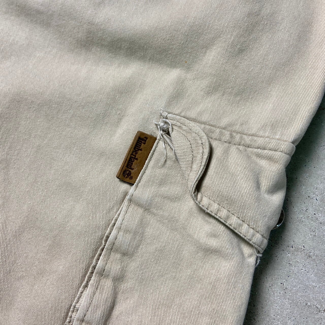 90年代 Timberland ティンバーランド コットンツイル 立体ポケット