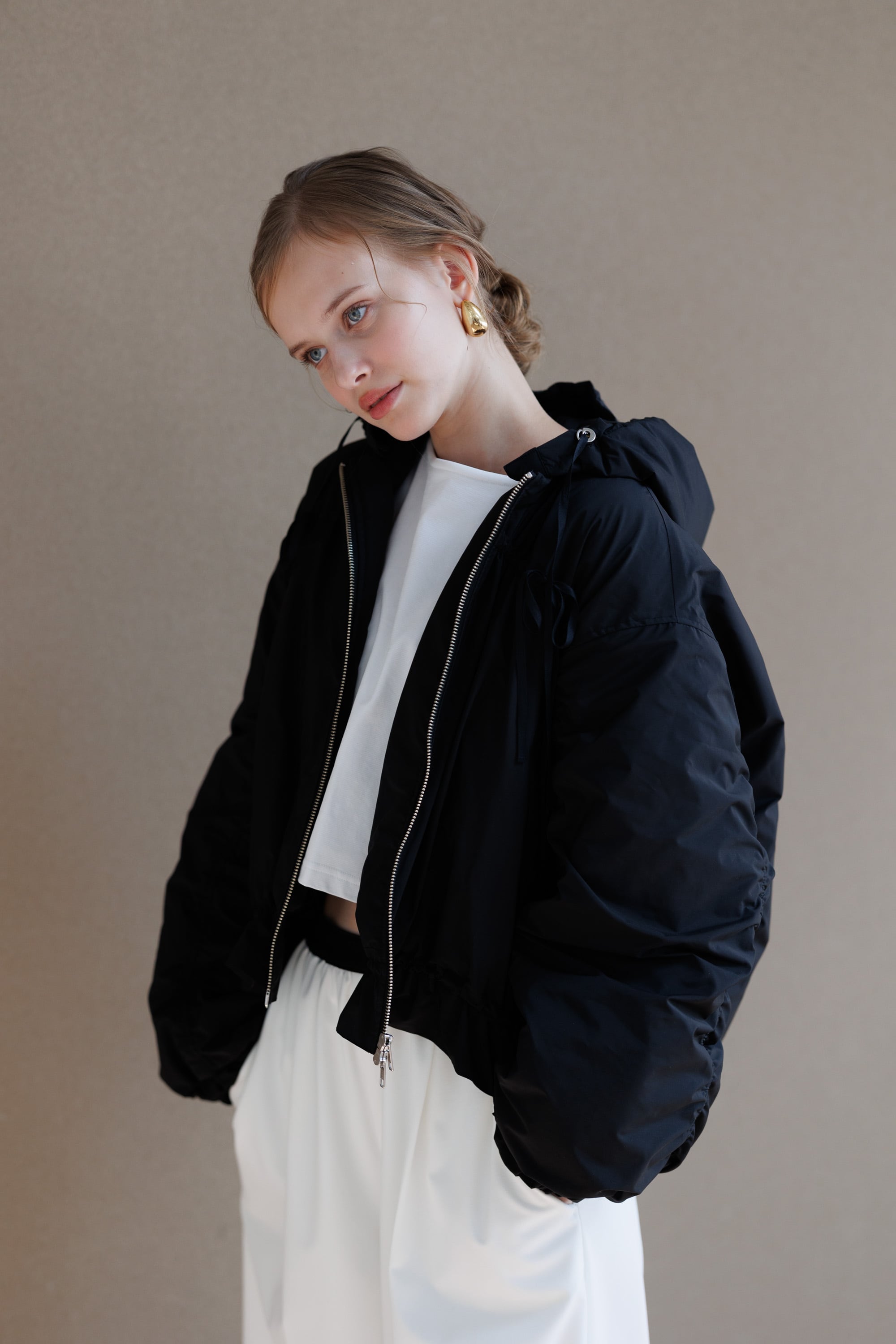 ジャケット・アウター pois ribbon blouson 再販 ribbon blouson【通常商品】2～5日営業日 | pois