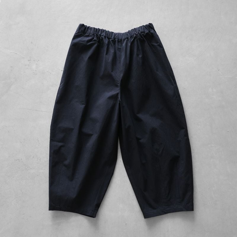 HUIS ウォッシャブルウールコットンバルーンパンツ（ブラック）【ユニ