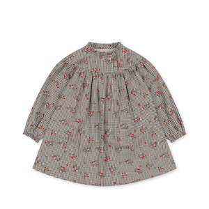 Konges Sløjd / BIBI DRESS_BLOSSOM CHECK（18m,2y,3y,4y）