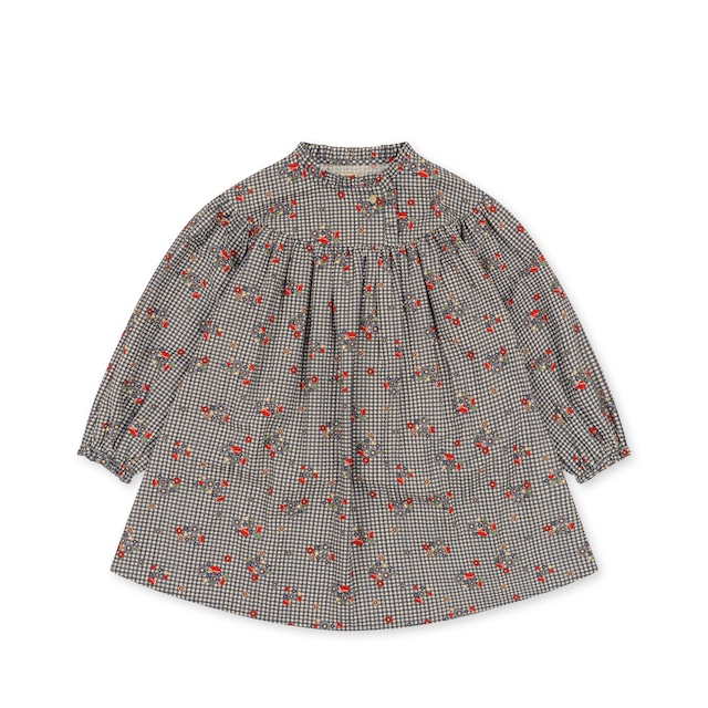 Konges Sløjd / BIBI DRESS_BLOSSOM CHECK（18m,2y,3y,4y）