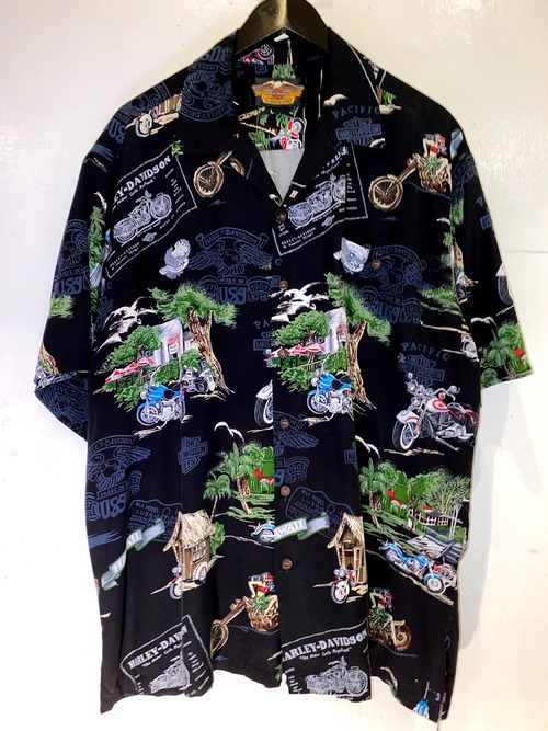 HARLEY DAVIDSON　オープンカラーシャツ