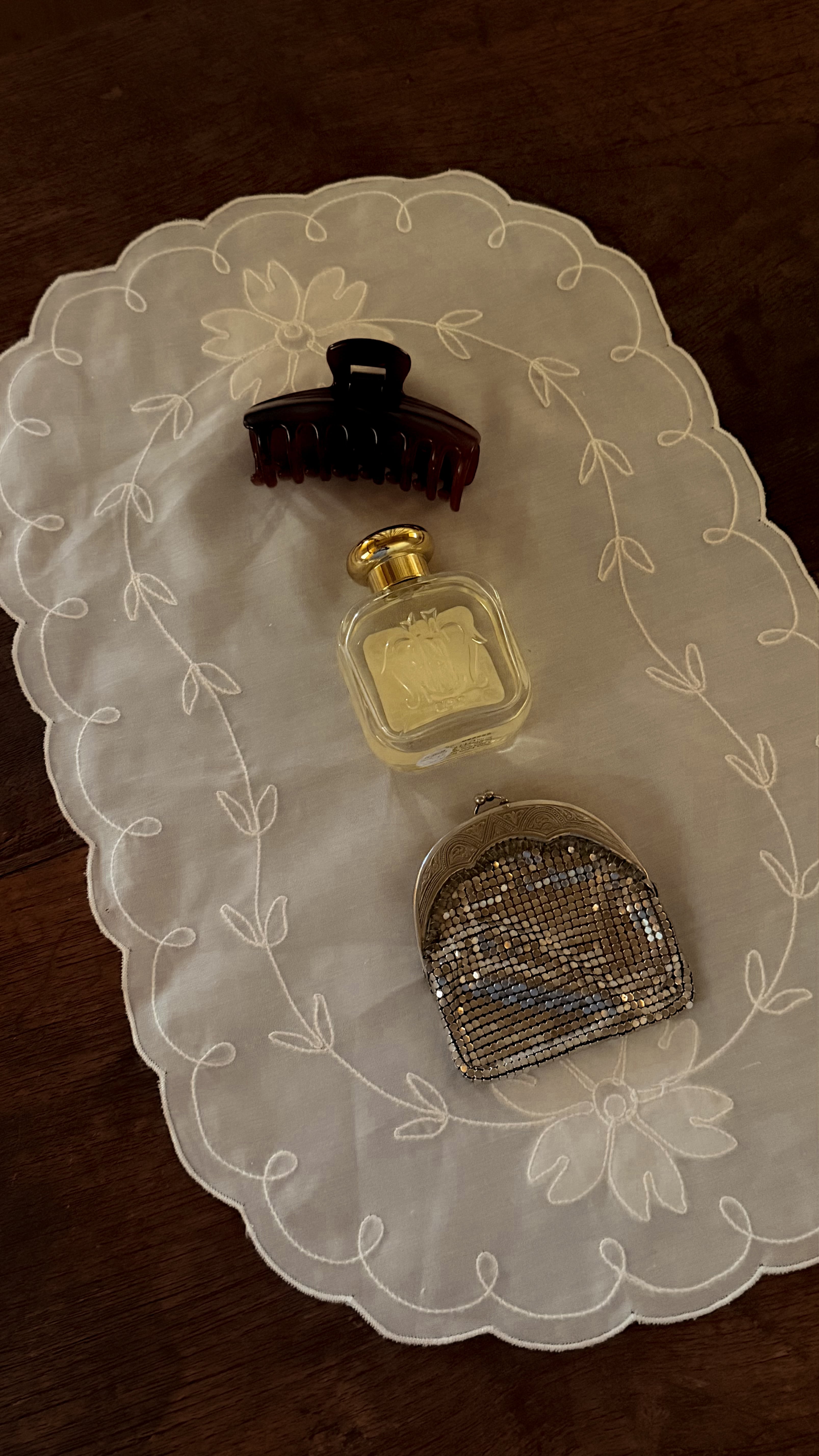 vintage Organza Mat Petal Trace Ⅰ