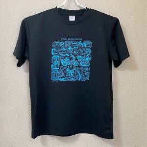 キャンプツーリングTシャツ2024/ブラック