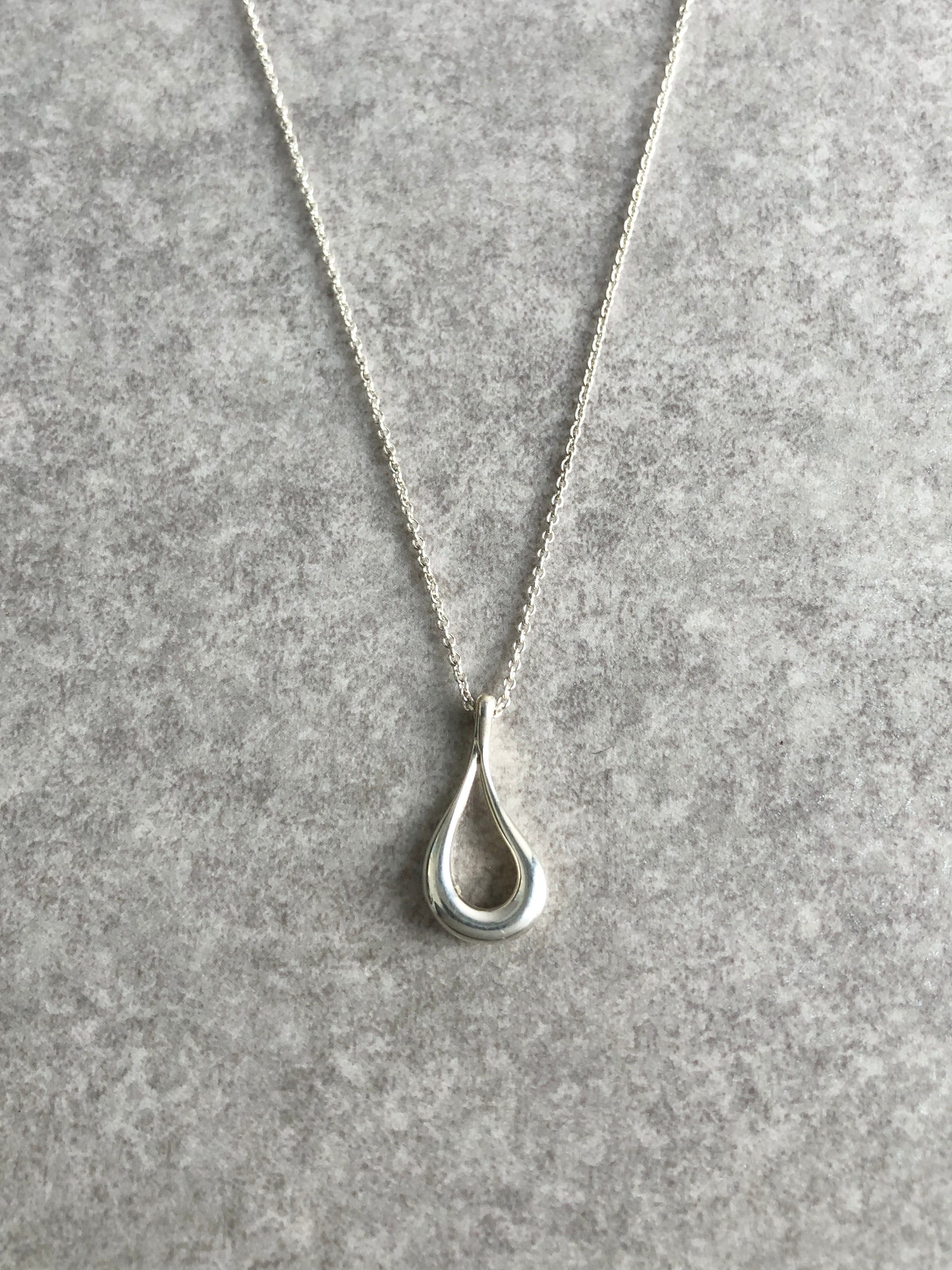 Tiffany & Co. ティファニー ネックレス シルバー オープンティア