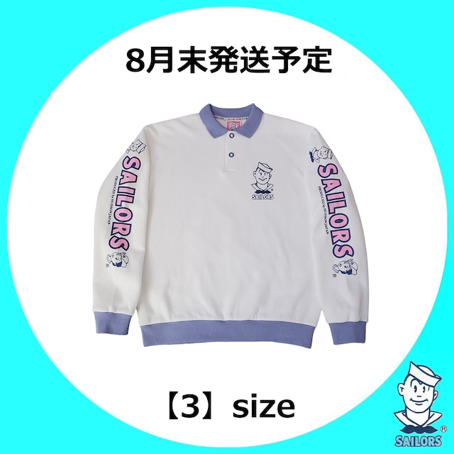 セーラーズ SAILORS 長袖ポロシャツトレーナー ショップ袋つき セーラーズ SAILORS 長袖ポロシャツトレーナー ショップ袋つき