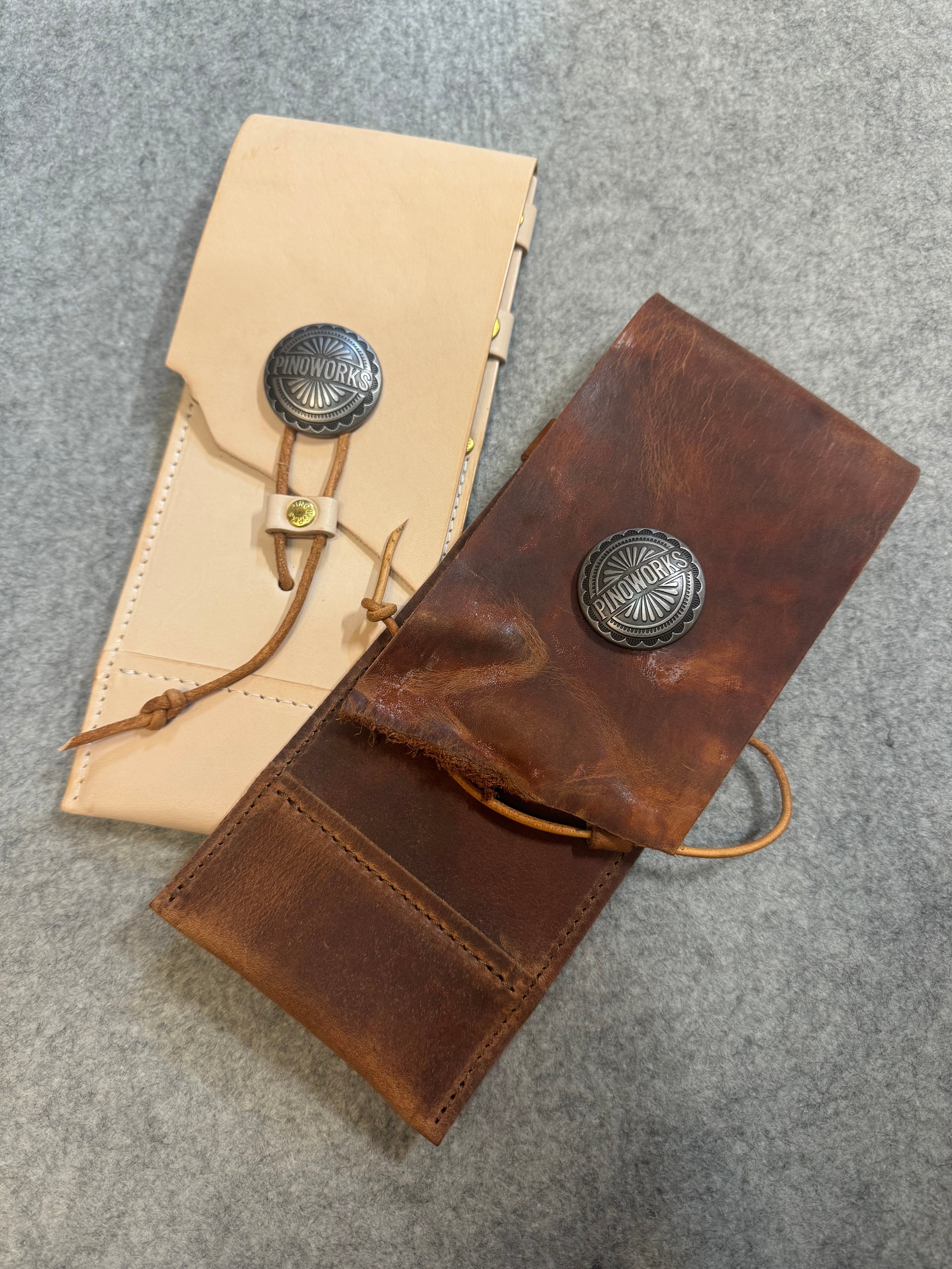 PINOWORKS シェラカップハンドルカバー(レザーレース) | OLIVE OUTDOOR