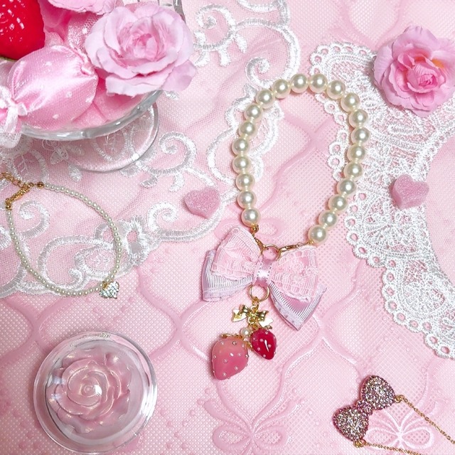 fraisemini ご確認用お花のブレードピンク豪華な薔薇が素敵♡ ドール製作カルトナージュ